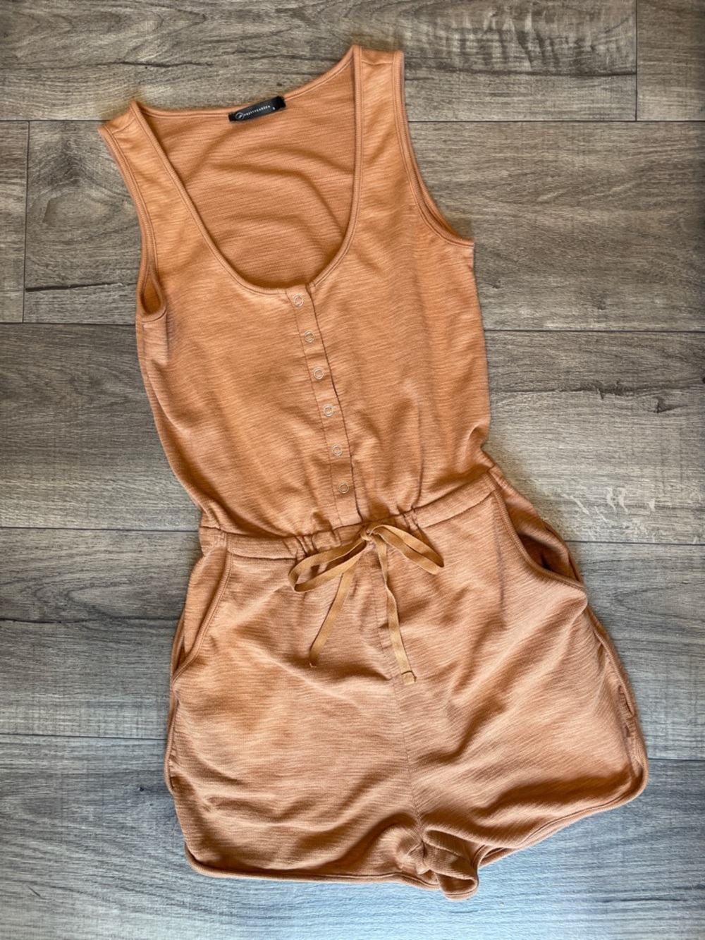 Sleeveless Button Up Romper